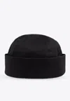 Moschino Logo-patch Cap In Black
