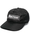Moschino Logo-patch Cap In Black