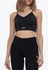 Moschino Logo Patch Cropped Top