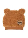 Moschino Logo-patch Hat In Brown