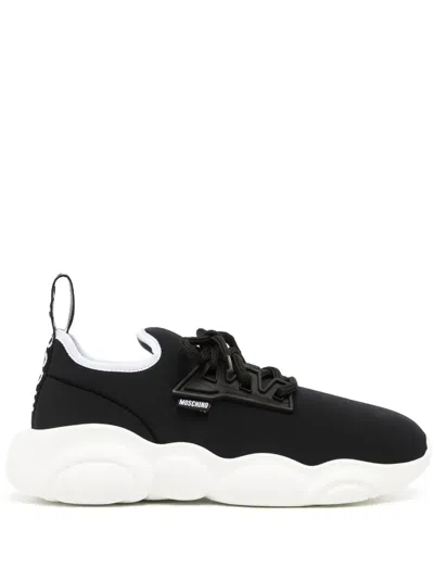 Moschino Teddy Low-top Sneakers In Schwarz