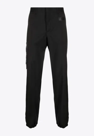 Moschino Logo-patch Tailored Pants