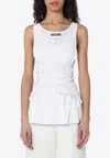Moschino Sleeveless Shirt In White