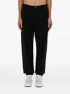 Moschino Regular Fit Barcode Trousers In Black