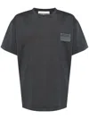 Moschino Logo-patched Cotton T-shirt In Black