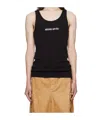 Moschino Logo Pattern Embroidered Vest In Black