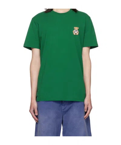 Moschino Green Teddy Patch T-shirt