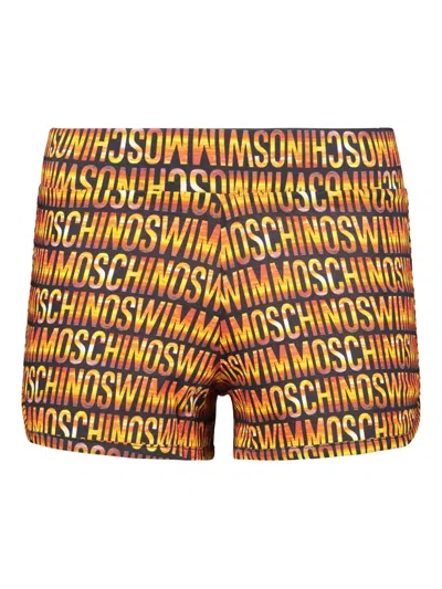 Moschino Logo-pattern Shorts