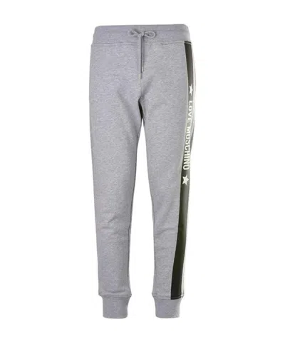 Moschino Logo Pattern Sweatpants In Gray