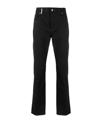 MOSCHINO MOSCHINO LOGO PLAQUE STRAIGHT LEG PANTS