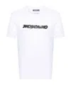 Moschino Crew Neck Short Sleeves Straight Hem In White