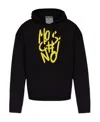 Moschino Logo-print Cotton Hoodie In Black