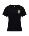 Moschino Logo-print Cotton Pijama Top In Black