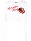 Moschino Jeans Sweatshirt With Logo In White