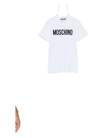 Moschino Logo-print Cotton T-shirt In White