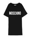 Moschino Logo-print Cotton T-shirt In Black