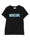 Moschino Logo-print Cotton T-shirt In Black