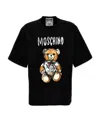 Moschino Logo-print Cotton T-shirt In Black