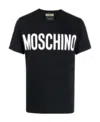Moschino Logo-print Short-sleeve T-shirt In Black