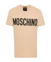 Moschino Beige Printed T-shirt In Nude