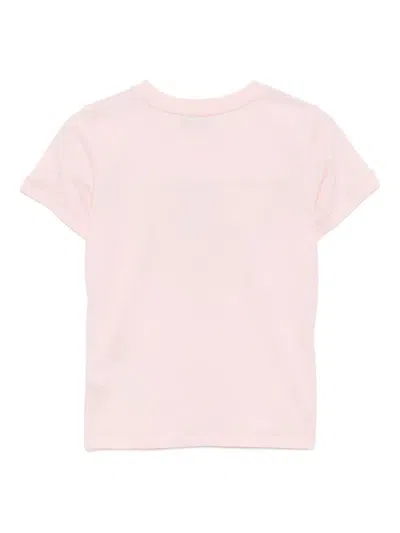 Moschino Logo-print Cotton T-shirt In Pink