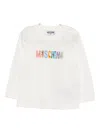 Moschino Logo-print Cotton T-shirt In White