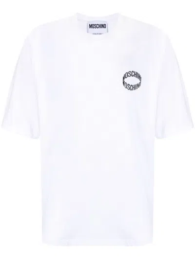 MOSCHINO LOGO-PRINT COTTON T-SHIRT