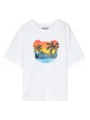 Moschino Logo-print Cotton T-shirt In White
