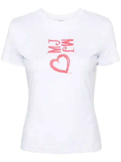 Moschino Logo-print Cotton T-shirt In White