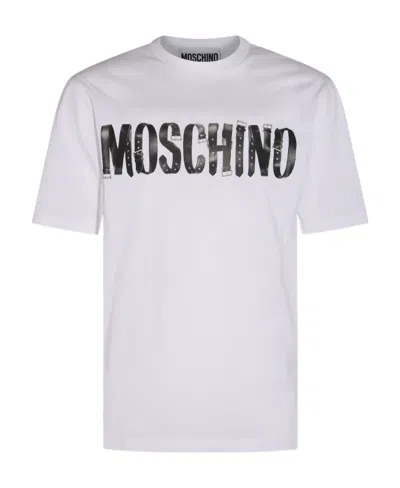 MOSCHINO MOSCHINO LOGO PRINTED CREWNECK T-SHIRT