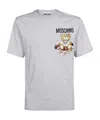 Moschino Logo-print Cotton T-shirt In White