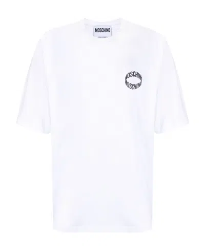 MOSCHINO LOGO-PRINT COTTON T-SHIRT
