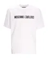 Moschino Upside Down Logo T-shirt In White