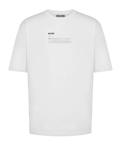 MOSCHINO MOSCHINO LOGO PRINTED CREWNECK T-SHIRT
