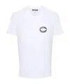Moschino Versatile Crew Neck Short Sleeve T-shirt In White