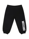 Moschino Logo-print Tapered Track Pants In Black