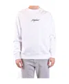 Moschino Logo-print Crew-neck Sweatshirt In White