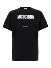 Moschino Crew Neck Graphic T-shirt With Short Sleeves