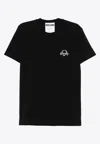 Moschino Men T-shirt With Embroidery In Black