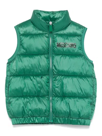MOSCHINO LOGO-PRINT GILET