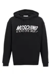 Moschino Black Logo Print Hoodie