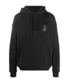 Moschino Logo-print Hoodie In Black