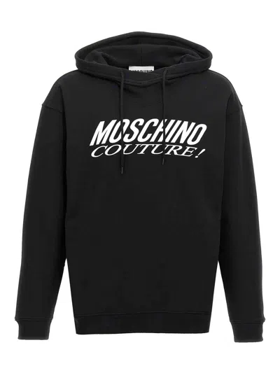 MOSCHINO LOGO PRINT HOODIE