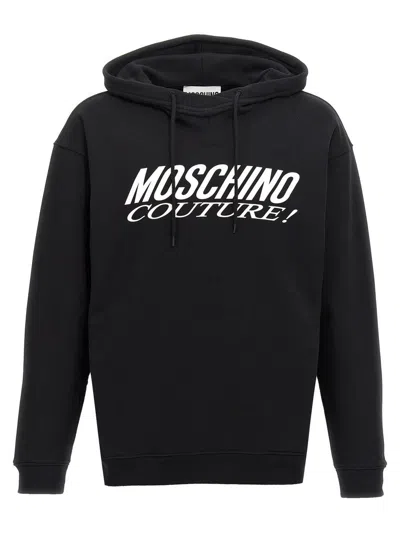 MOSCHINO MOSCHINO LOGO PRINT HOODIE