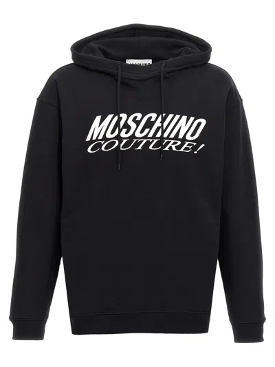 MOSCHINO LOGO PRINT HOODIE