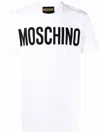 Moschino Crew Neck Short Sleeves T-shirts In 1001 White
