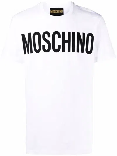 MOSCHINO LOGO-PRINT ORGANIC-COTTON T-SHIRT