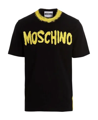 MOSCHINO LOGO-PRINT ORGANIC COTTON T-SHIRT