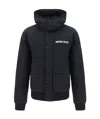 Moschino Men's High-neck Down Jacket With Hood In Black
