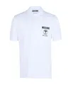Moschino Logo-print Polo Shirt In White